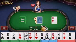 How to play RummyReal Hindi Indian Rummy game [upl. by Nnylear295]