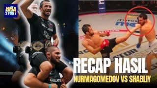 Recap Hasil Usman Nurmagomedov VS Alexander  Shabliy Bellator Sandiego amp UFC Terbaru [upl. by Fuhrman]