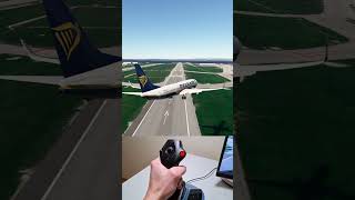 Extreme crosswind landing msfs2020 [upl. by Alecram]