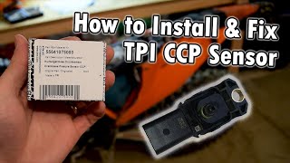 How to install and fix a TPI Crankcase Pressure sensor CCP Sensor [upl. by Roddy]