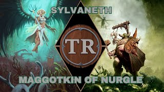 SYLVANETH vs MAGGOTKIN OF NURGLE  2000 Point Age of Sigmar 4th Edition Battle Report [upl. by Ieluuk872]