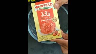 Homemade Jelly Perfect Weikfield Jelly Crystals Recipe Shorts [upl. by Xymenes]