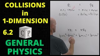 62 Collisions in 1 Dimension  General Physics [upl. by Onez684]