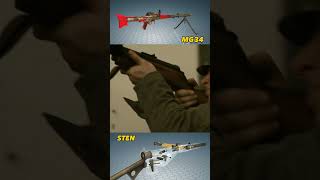 quotSten Mk II VS Nazi MG34quot  WWII Guns ww2 war shorts viral Anthropoid film movie [upl. by Olenta]