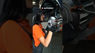 🔥 How to fit brake pads  AUTODOC shorts [upl. by Esined]