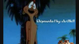 Timon amp Pumbaa The Lion Sleeps Tonight Chipmunked ORIGINAL [upl. by Randa950]