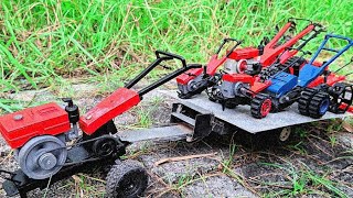 Traktor Sawah mini Menuju Persawahan Langsung Membajak amp Traktor Sawah ada yang Terguling [upl. by Harli946]