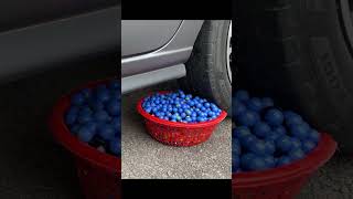 Crushing Crunchy amp Soft Things by Car EXPERIMENT Car vs Marbles shorts [upl. by Georgine]