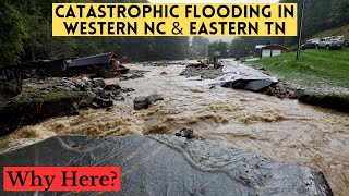 Catastrophic Flooding in Western North Carolina and Eastern Tennessee Why Is It So Bad There [upl. by Artemla755]