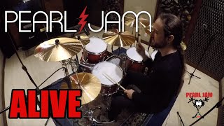 ALIVE  PEARL JAM DRUM COVER  DANIEL MOSCARDINI [upl. by Ococ]