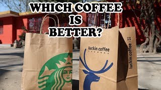 Luckin Coffee vs Starbucks Coffee in China [upl. by Wiese]