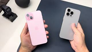 iPhone 15 Pro Max vs iPhone 15 Plus  Conoce las diferencias [upl. by Yeslaehc]