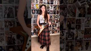 Grease ⚡️ grease guitarcover guitarcovers femaleguitarist femaleguitarplayer guitarriff riffs [upl. by Abroms860]