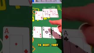 Quad Aces in 3 Card Poker Best Hand of My Life [upl. by Briano]