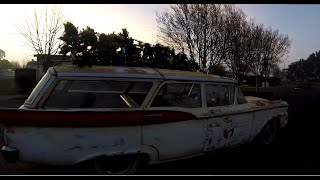 Creating a quotStolenquot Christmas Tree on Our Ectomobiles Roof  1959 Ford Ranch Wagon  Ghostbusters [upl. by Yevad]