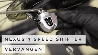 Shimano Nexus 3 speed shifter vervangen [upl. by Norha818]