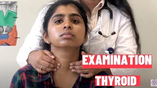 Clinical Examination of Thyroid Gland  OSCE Guide Clinical skills [upl. by Yoj]