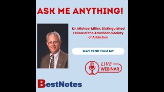 Dr Michael Miller Distinguished Fellow of the American Society of Addiction  Ask Me Anything [upl. by Garin]