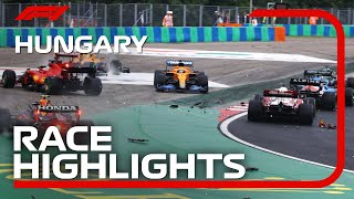 Race Highlights  2021 Hungarian Grand Prix [upl. by Euqinahs]