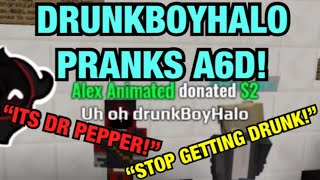 BadBoyHalo Gets Drunk and Pranks A6D DrunkBoyHalo [upl. by Abott]