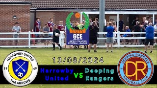 Harrowby United 40 Deeping Rangers United Counties Premier North 13082024 4K [upl. by Alleirbag]