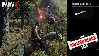 How to get the Rolling Block rifle early in Chapter 2 Red Dead Redemption 2 [upl. by Norton]