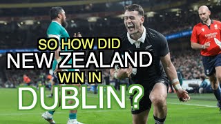 So how did the All Blacks triumph in Dublin [upl. by Ebneter]