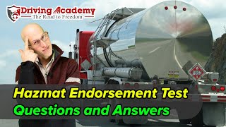 CDL Hazmat Test 2024 Questions with Explained Answers [upl. by Ecissej963]