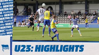 LastMinuteNiederlage vor heimischer Kulisse Hertha BSC U23  FSV 63 Luckenwalde 12  Highlights [upl. by Neal5]