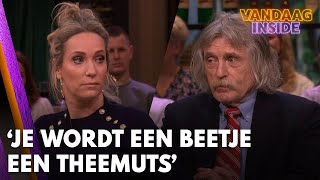 Johan tegen Hélène Je wordt een beetje een theemuts  VANDAAG INSIDE [upl. by Ilan]