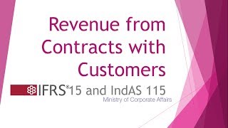 IFRS 15  Ind AS 115  5 Steps to recognize revenue  Ajmer Din  AWAD [upl. by Daj]