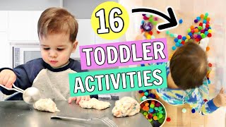 16 Toddler Activities You Can Do at Home  12 year olds [upl. by Randie]