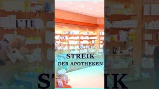 ‼️Protesttage der Apotheken im NovemberDeutsche Nachrichten shorts [upl. by Einahpats820]