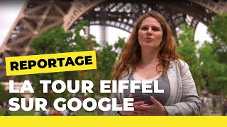 Visite virtuelle de la Tour Eiffel avec Google  Paris ville lumière ❤️  Ville de Paris [upl. by Cirdet378]