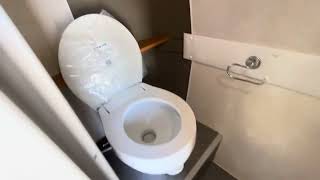 BACKPACK Front Flush Toilet Floor Plan Walkthrough [upl. by Galina628]