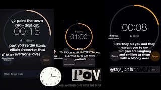 Timer POVs to fuel your main character energy 🫡 [upl. by Raval]