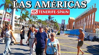 TENERIFE  PLAYA DE LAS AMÉRICAS  What is it really like Now 😎 4K Walk ● October 2023 [upl. by Vinita]