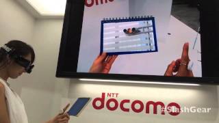 DoCoMo glasses concept turns any surface into a touchscreen [upl. by Ma492]