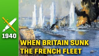 When Britain Blew Up the French Fleet  Mers El Kebir 1940 [upl. by Amalita194]