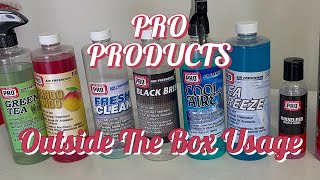 PRO PRODUCTS Outside The Box Uses Auto Detailing Products Car Care PROWAXCOM [upl. by Lawley398]