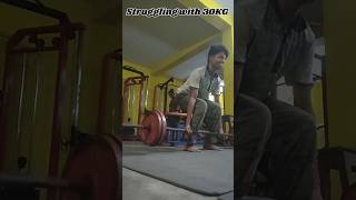 110 KG deadlift PR with 51 KG body weight 💪  shorts  deadlift [upl. by Pickar]