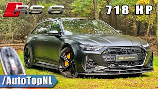 718HP AUDI RS6 C8 absolutemotors REVIEW by AutoTopNL [upl. by Ahtibbat]