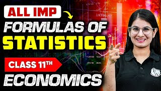 Class 11th Statistics  All Important Formulas  Commerce Wallah by PW [upl. by Mccarthy]