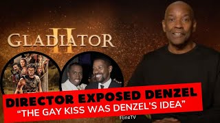 Gladiator director accuses Denzel Washington of adding unscripted kiss quotDenzel forced the kissquot [upl. by Demahom]