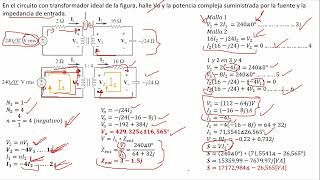 TRANSFORMADORES Y AUTOTRANSFORMADORES IDEALES [upl. by Ahselet]