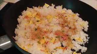 Nagatanien Instant Japanese Crab Fried Rice Mix Review  Tagalog  Filipino [upl. by Ahtamas998]