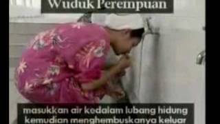 Belajar Wuduk Wanita Pergerakan dan Bacaan [upl. by Eatnad]