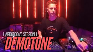 Demotone playing TeseractoLocal Hardgroove Techno session 1 [upl. by Vonnie457]