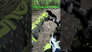 Trail built for Yamahas only  2 stroke dirt bike  Husqvarna te150  Kawasaki KX250  AOAA [upl. by Fulvia]