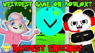 We Beat the WEIRDEST GAME ON ROBLOX [upl. by Attennyl]